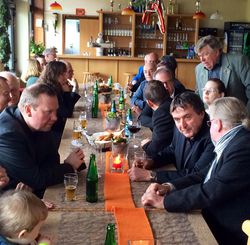 Neujahrsempfang in Kirkel-Neuhäusel mit Fraktionsvorsitzenden im Landtag, Stefan Pauluhn und Landratskandidat Gallo